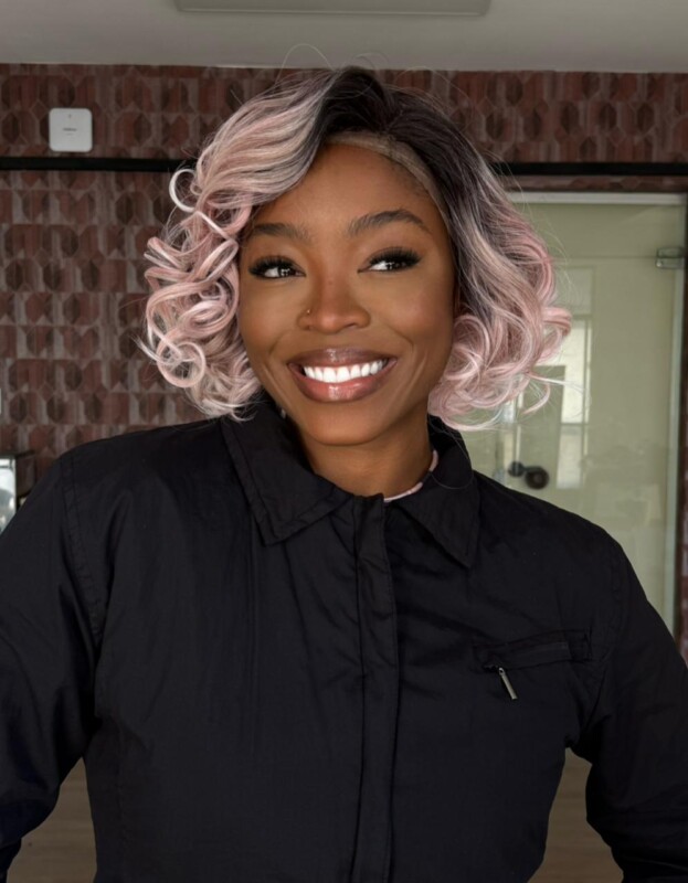 LACE FRONT EARTHA – OMBRE ROSA TTK4/PKGDPK (PREMIUM) - Liquida Laces Brasil